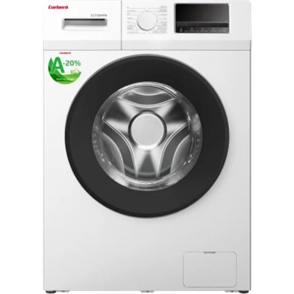 Lavadora Corbero CLT1204VIN blanca con carga frontal y vapor
