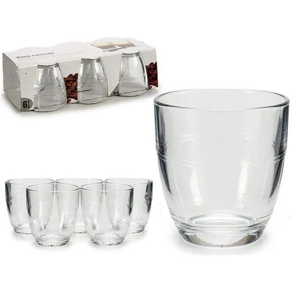 Juego 6 Vasos Café Cortado RAK 15 cl Cristal