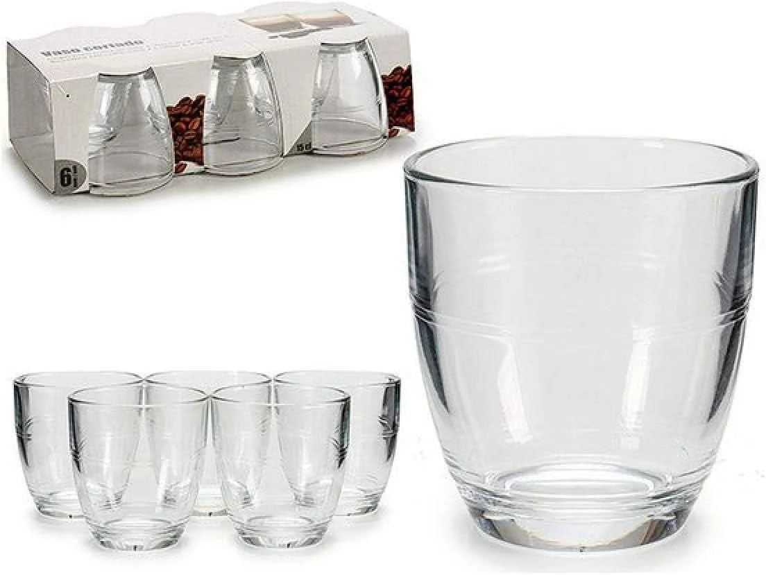 Juego 6 Vasos Café Cortado RAK 15 cl Cristal