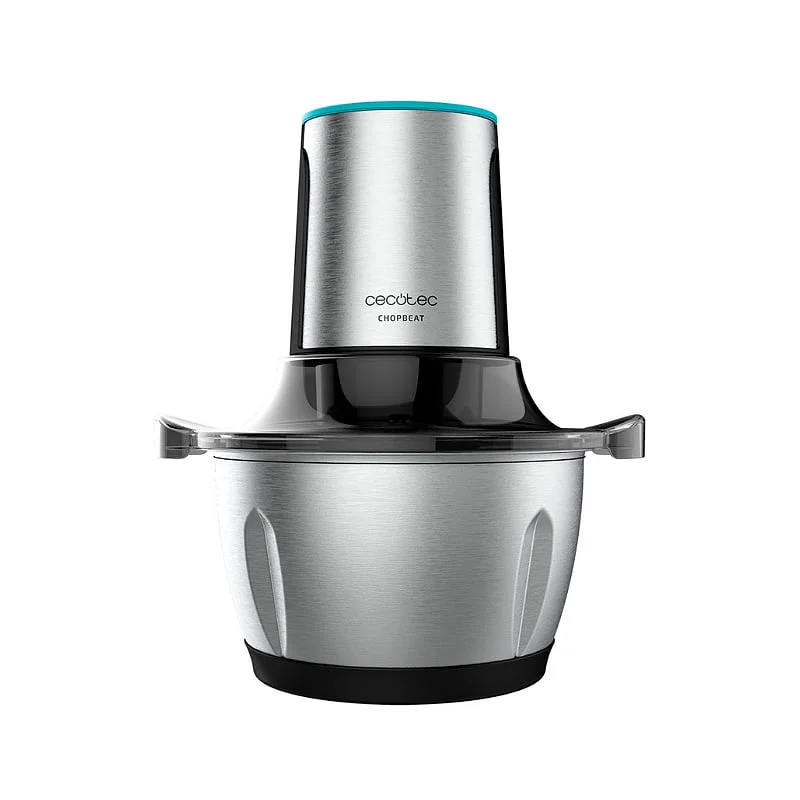 Picadora Cecotec ChopBeat 1500 TitanBlack Steel 600W 1.5L