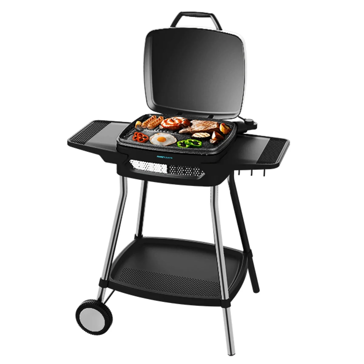 Barbacoa eléctrica Cecotec Perfect Country 2000 EasyMove 2000 W Tapa Abatible