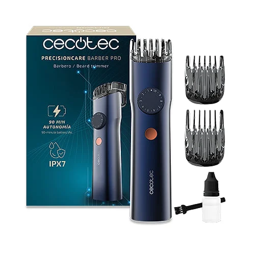 Cortapelos Cecotec PrecisionCare Barber Cuchillas Titanio Inalámbrico