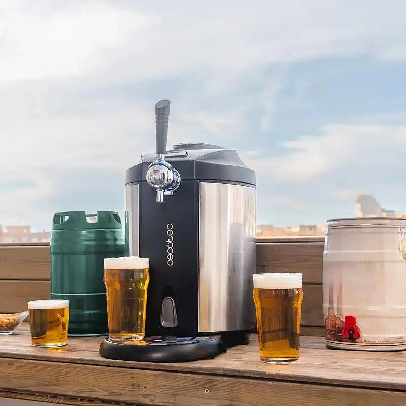 Dispensador de Cerveza Cecotec BeerFlow 5000 5L 65W Acero Inoxidable