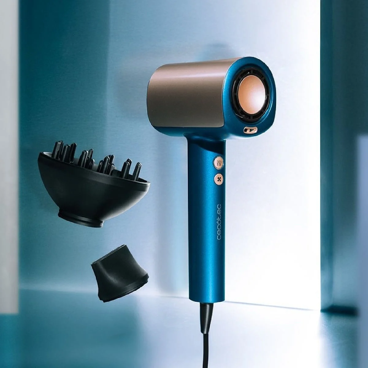Secador de pelo Cecotec DryGlam Nano Plasma Blue 1600W 110000 rpm