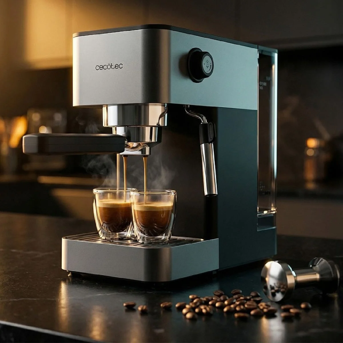 Cafetera Espresso Cecotec Cafelizzia 690 Grey 20 Bar 1465 W