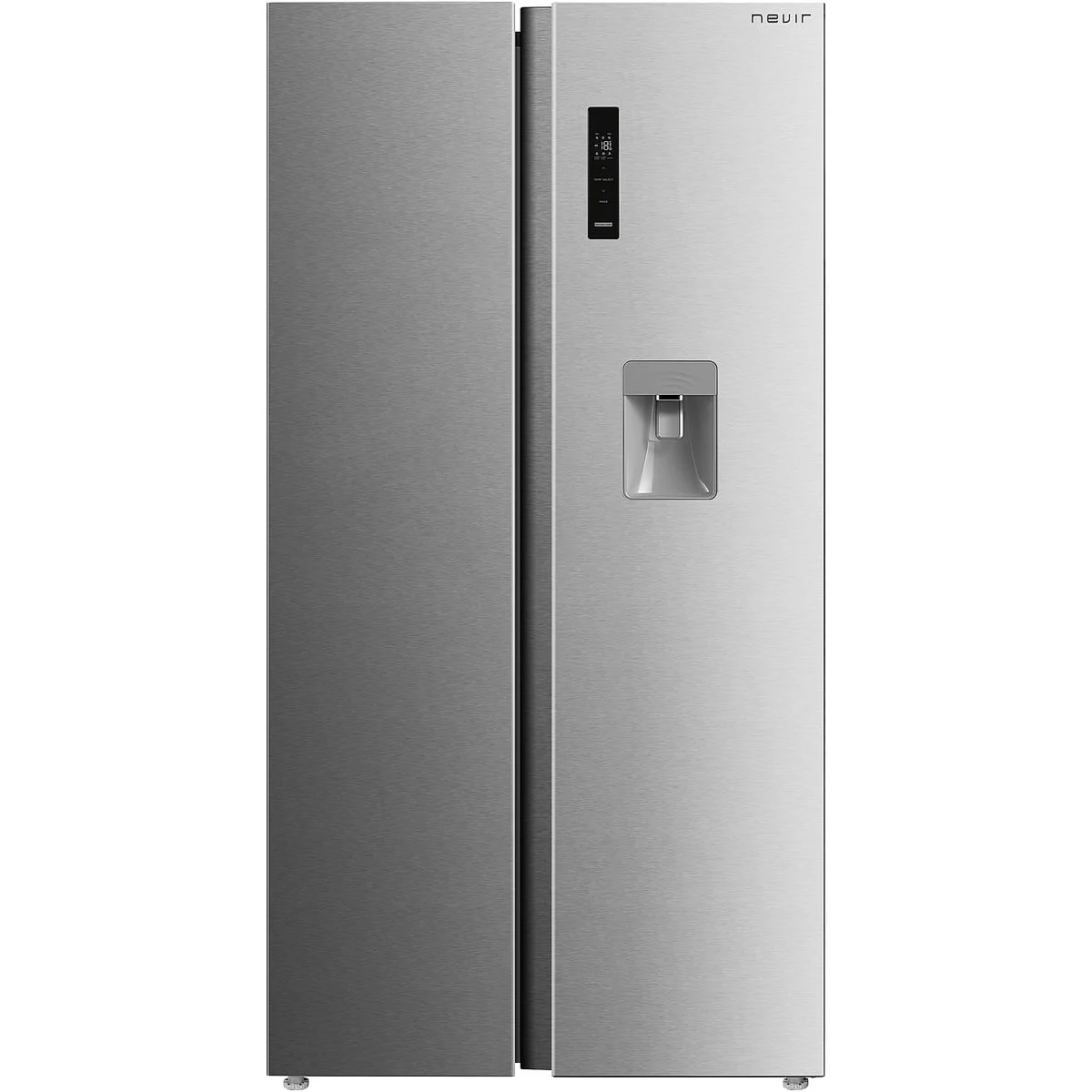 Frigorífico Americano Nevir Dispenza Inox 177x90