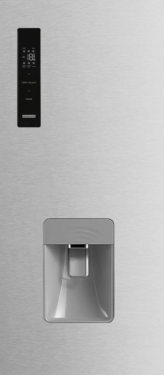 Frigorífico Americano Nevir Dispenza Inox 177x90