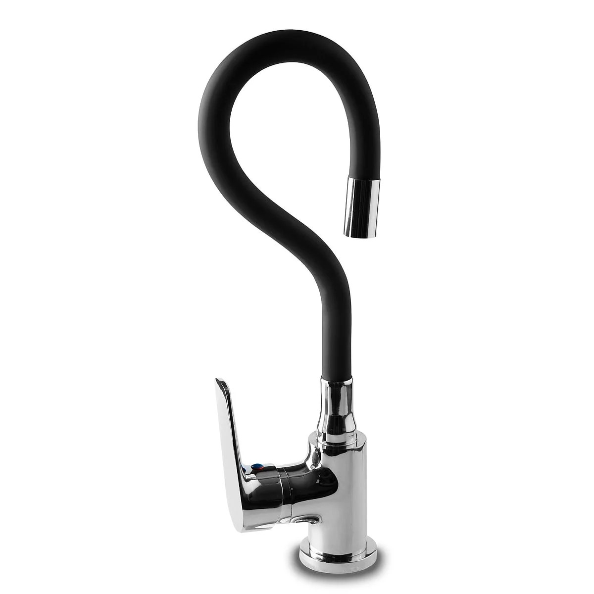 Grifo fregadero Artic Caño Alto Flexible Negro