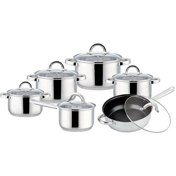 Batería de cocina Silvano 16 piezas Acero Inox