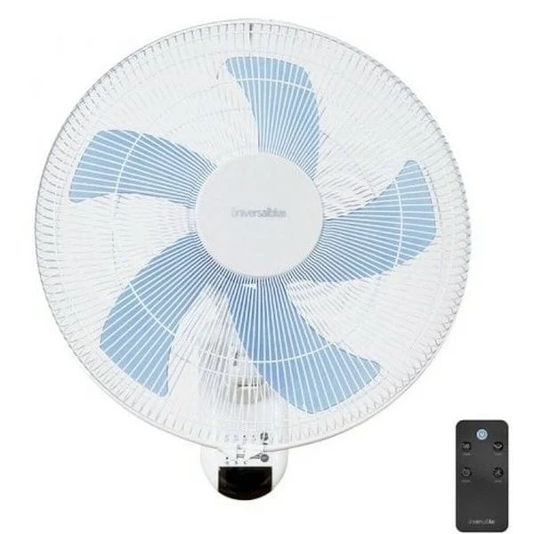 Ventilador pared Universal Blue 40 W 40 cm Oscilante Negro
