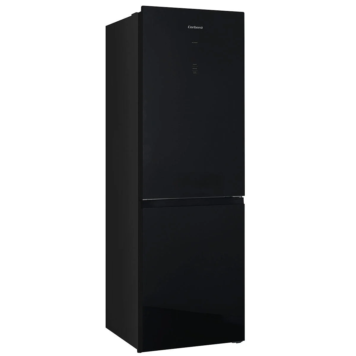 Frigorífico Combi Corbero CCHGL186NFN 400 L No Frost Cristal Negro Clase E