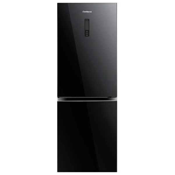 Frigorífico Combi Corbero CCHGL186NFN 400 L No Frost Cristal Negro Clase E