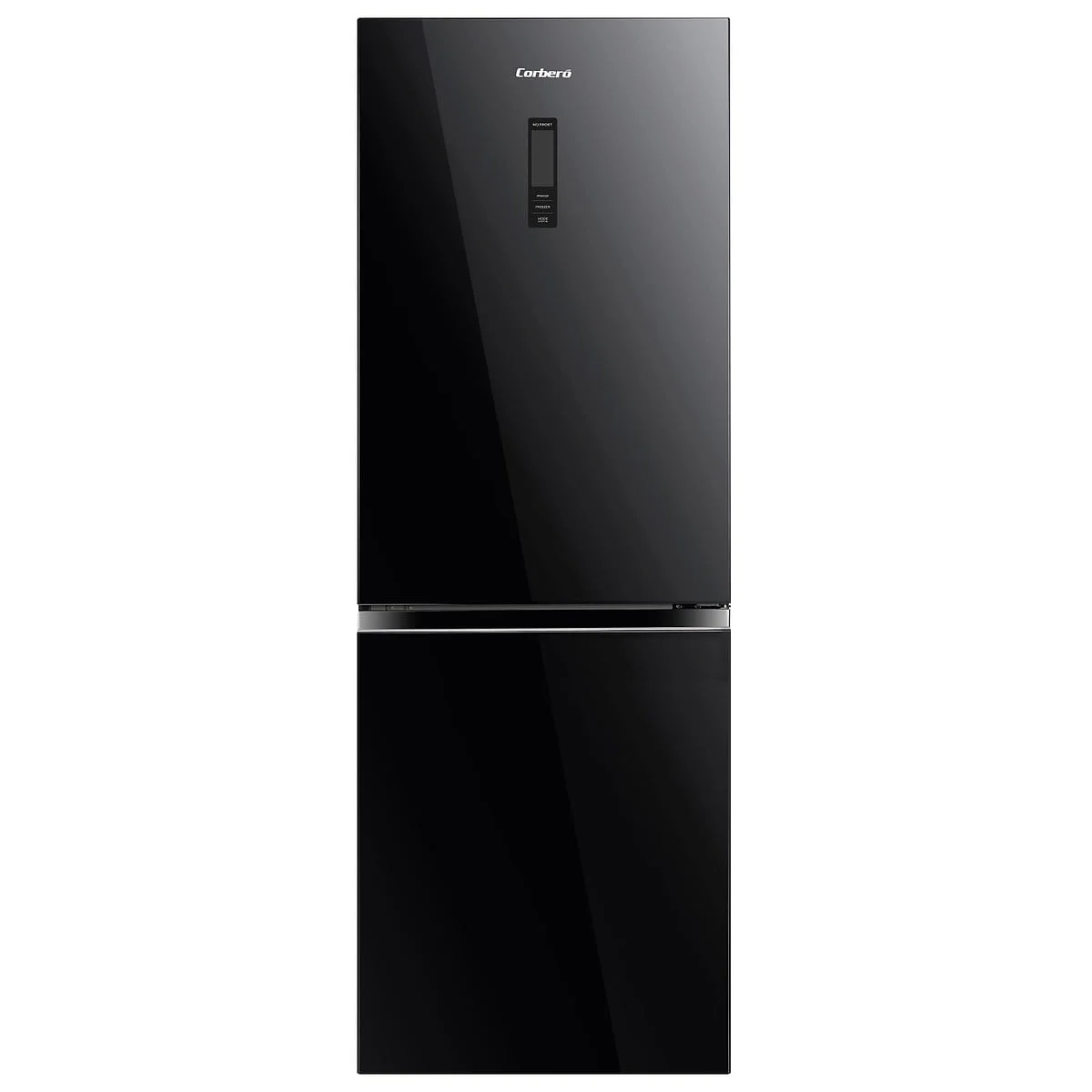 Frigorífico Combi Corbero CCHGL186NFN 400 L No Frost Cristal Negro Clase E