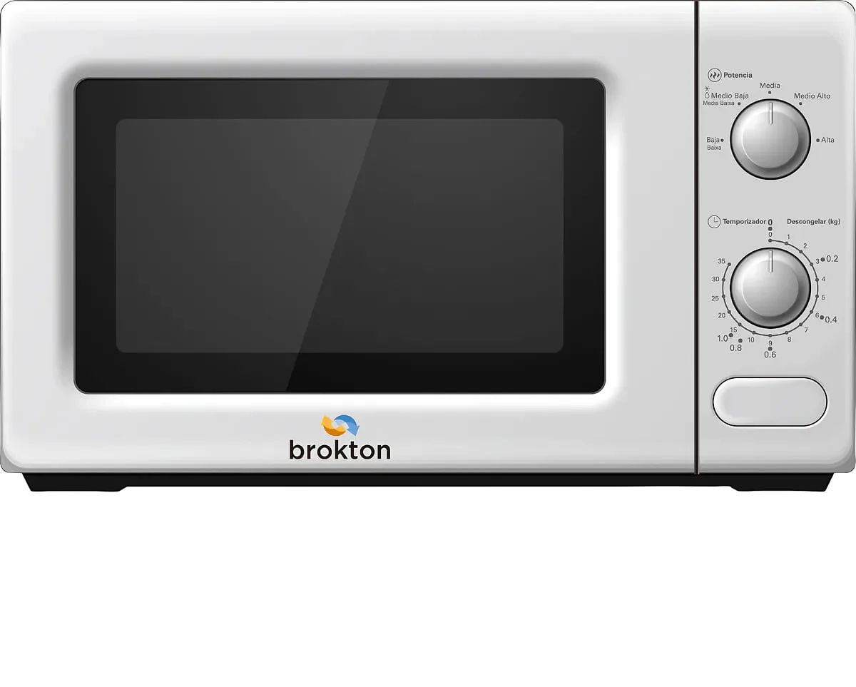Microondas Brokton BRMIC205W 20 L 700W Blanco