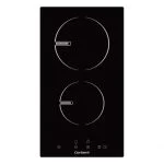 Vitrocerámica Corbero CCVG205D 2 Zonas 2900W Cristal Negro