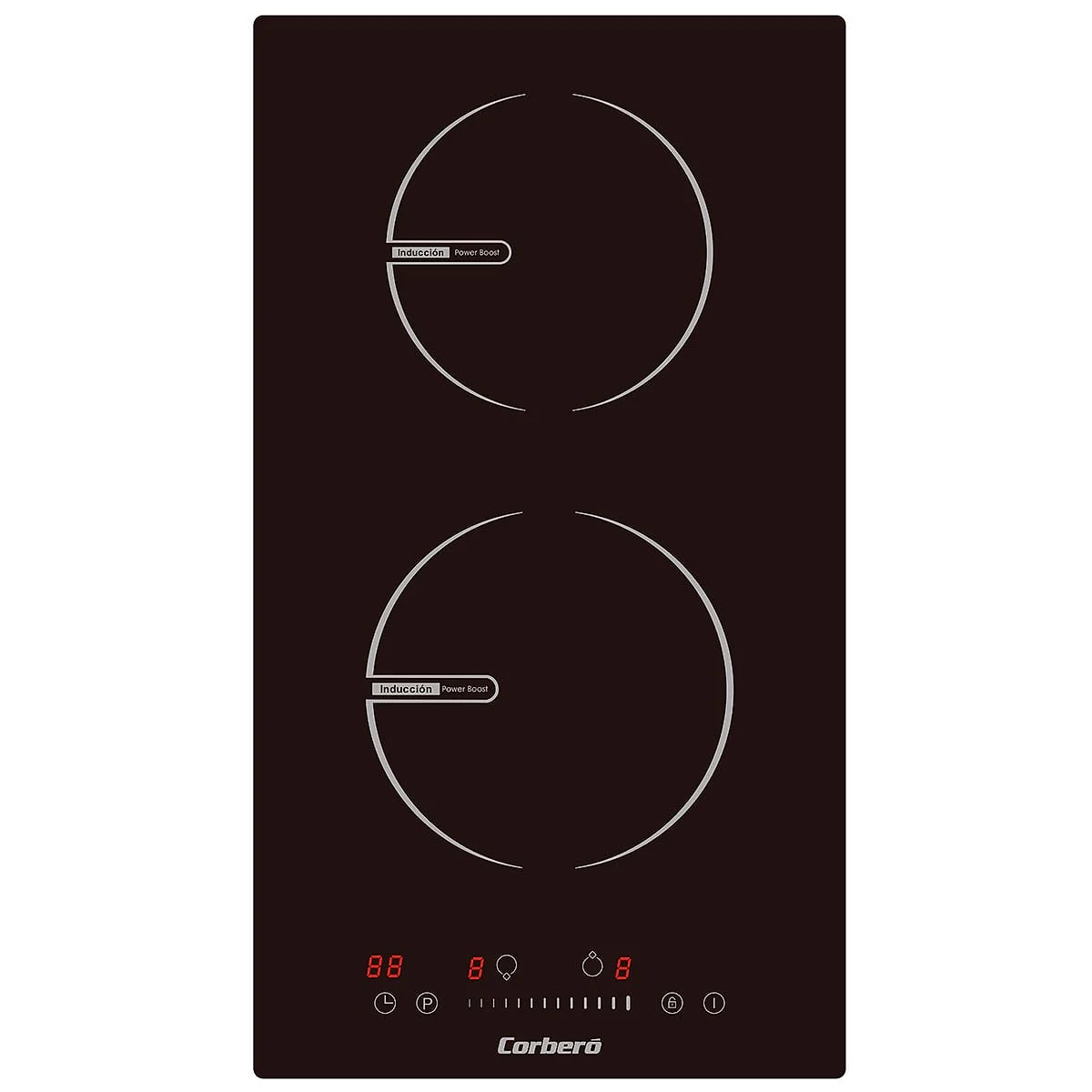 Vitrocerámica Corbero CCIG205D 2 Zonas Inducción 29 cm
