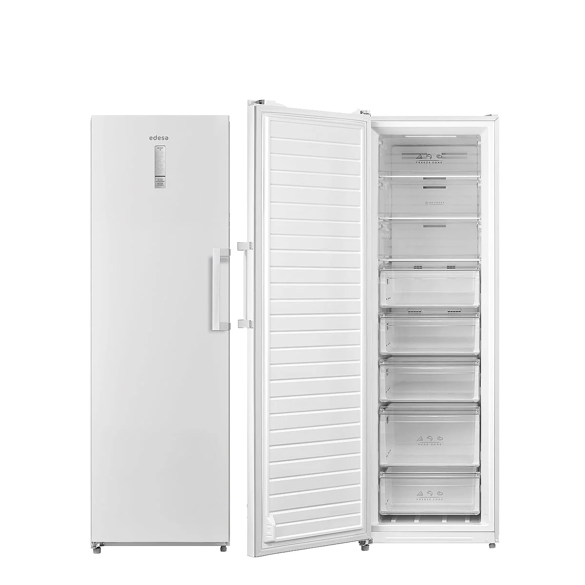 Congelador Edesa EZS-1823 NF WH 273 L Clase E No Frost Blanco