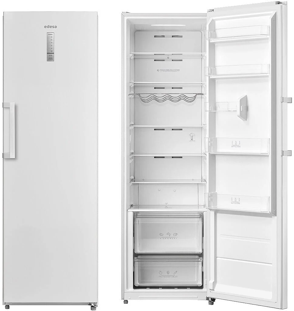 Frigorífico Edesa EFS-1823 NF WH 362 L Clase E No Frost Blanco