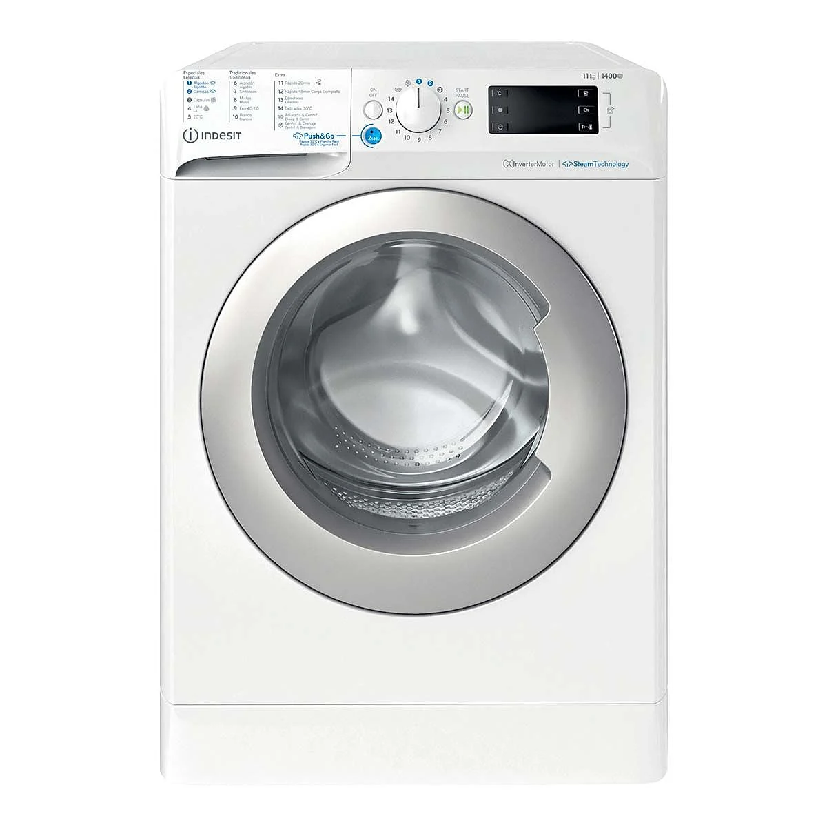 Lavadora Indesit BWE111496X WSV 11 Kg 1400 rpm Clase A Inverter