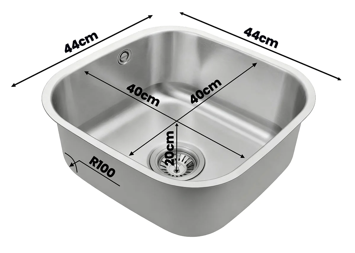 Fregadero bajo encimera Infiniton ELKANO 40x40 Inox