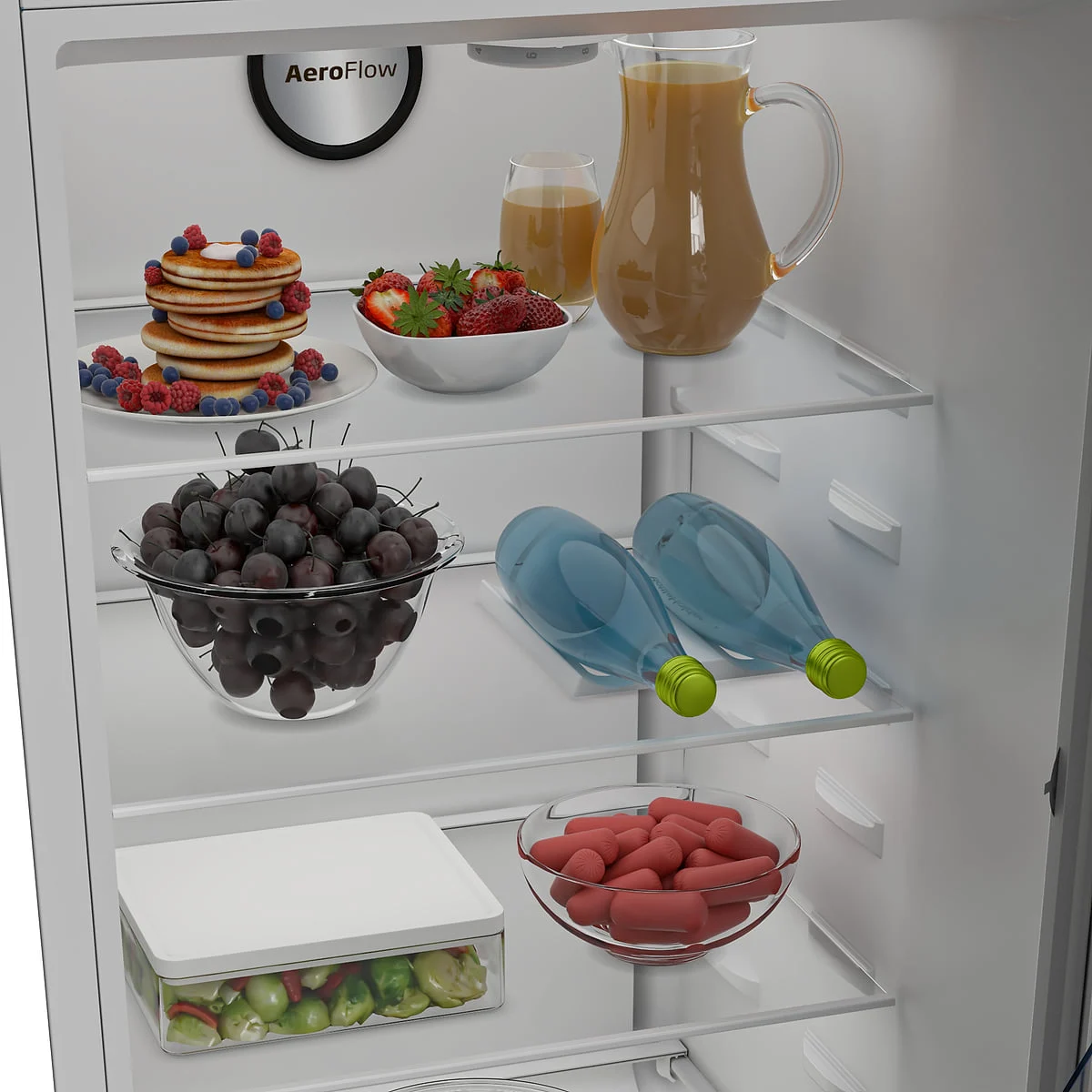 Frigorífico Beko 1.P 187X60 NF E Inox