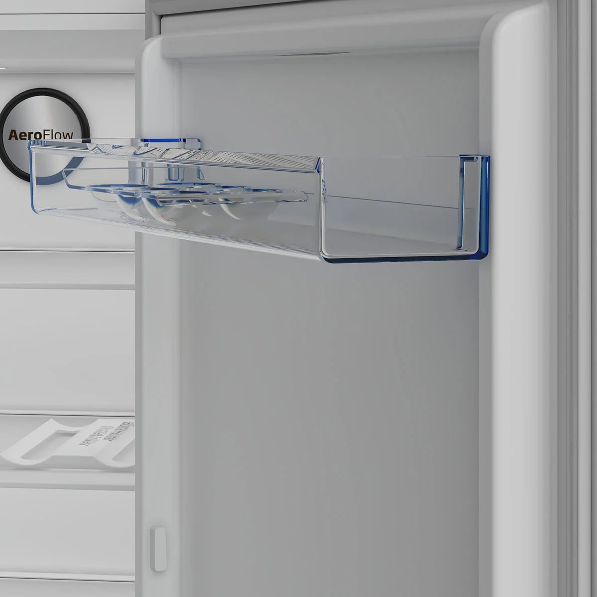 Frigorífico Beko 1.P 187X60 NF E Inox