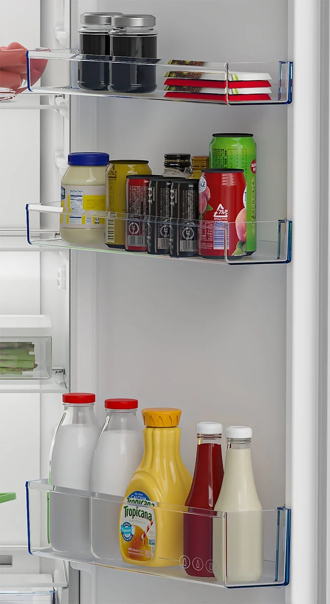 Frigorífico Beko 1.P 187X60 NF E Inox