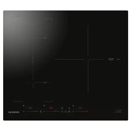 Vitrocerámica Infiniton IND3BK8S32 7400W 59 cm Inducción Cristal Negro