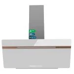 Campana Extractora Cecotec Bolero Flux DT 907500 90 cm A+++ Cristal Blanco