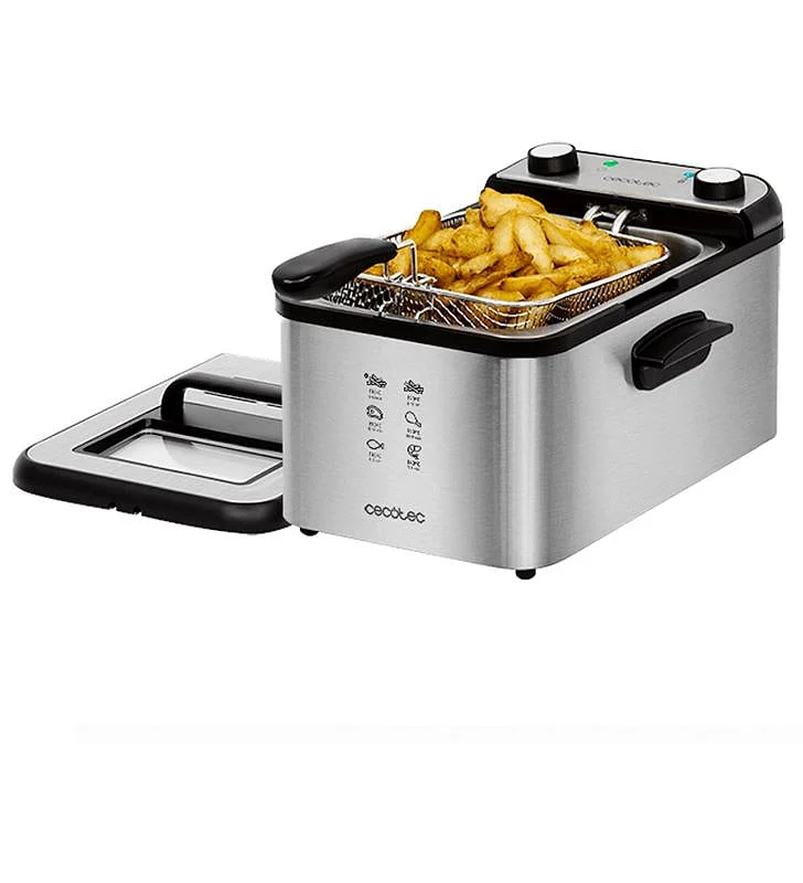 Freidora Cecotec CleanFry Infinity 3000 3L 2400W Inox