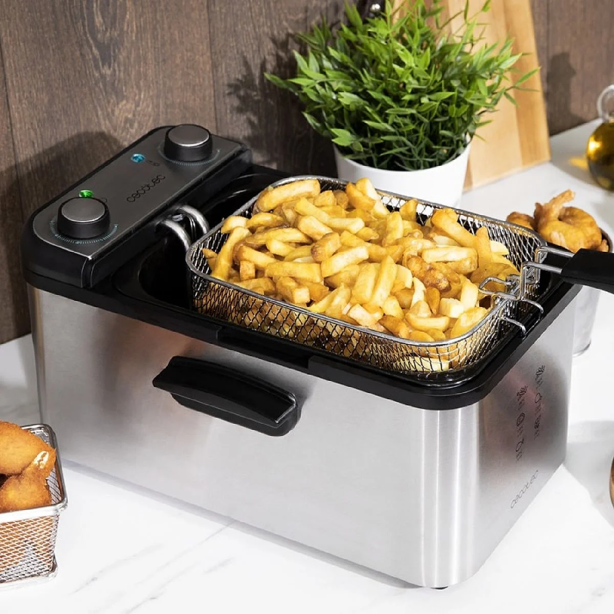Freidora Cecotec CleanFry Infinity 3000 3L 2400W Inox