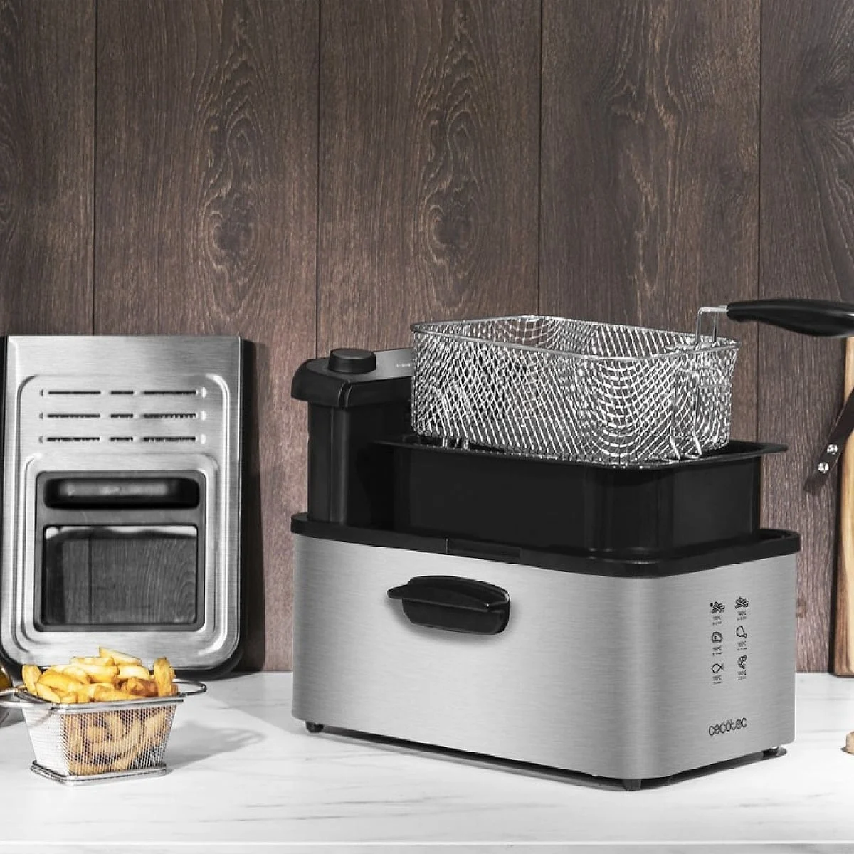 Freidora Cecotec CleanFry Infinity 3000 3L 2400W Inox