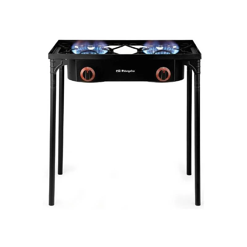 Hornillo Gas Orbegozo FO 7500 2 Fuegos Patas Desmontables