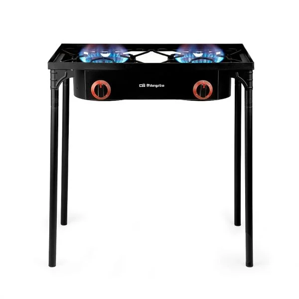 Hornillo Gas Orbegozo FO 7500 2 Fuegos Patas Desmontables