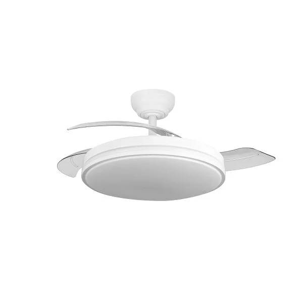 Ventilador techo Abrila Parlatore 60W 3 Aspas Control por Voz Blanco