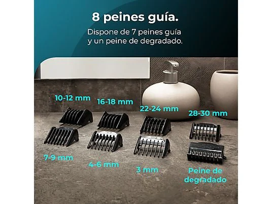 Cortapelos Cecotec Bamba PrecisionCare WET&DRY 120 min Titanio