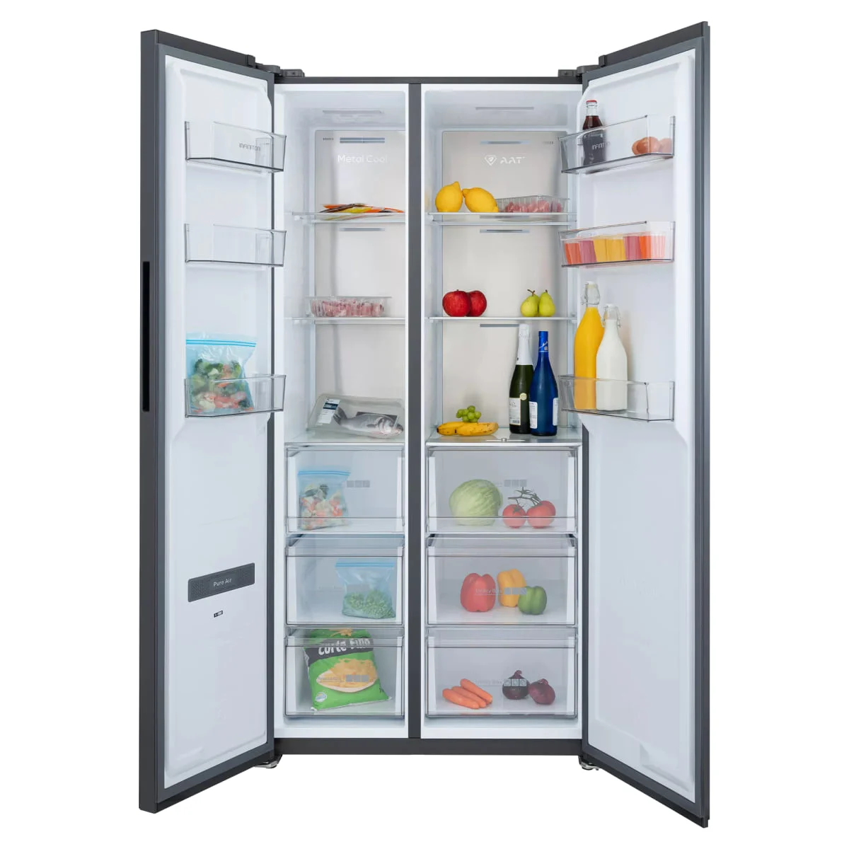 Frigorífico Americano Infiniton SBS-630A85XES 540 L No Frost Inox