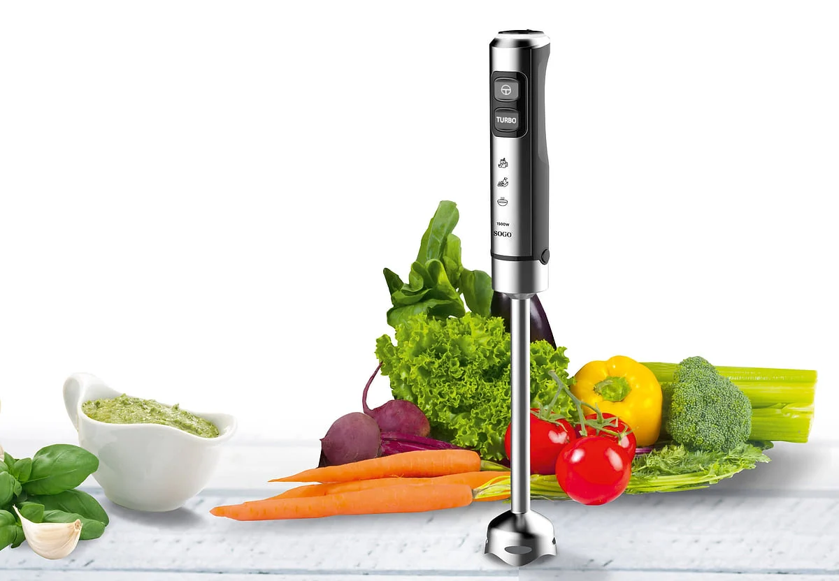 Batidora Sogo 1500 W 23 Velocidades Acero Inoxidable
