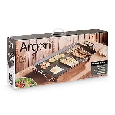Plancha Eléctrica Argon 47x26 1500 W Zona Grill