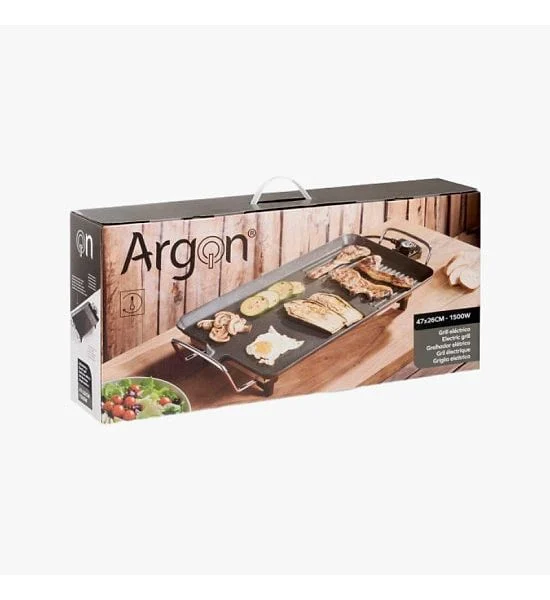 Plancha Eléctrica Argon 47x26 1500 W Zona Grill