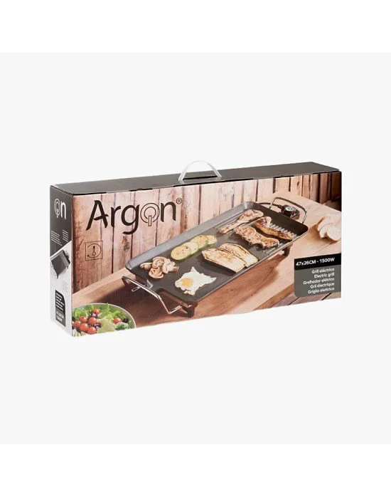 Plancha Eléctrica Argon 47x26 1500 W Zona Grill