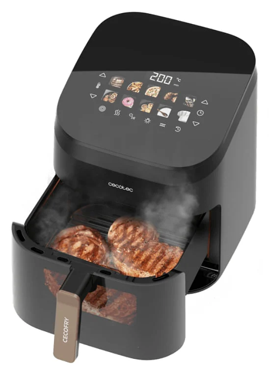 Freidora Cecotec Cecofry&Grill Smokin' 6.5 L 2200 W Doble Grill