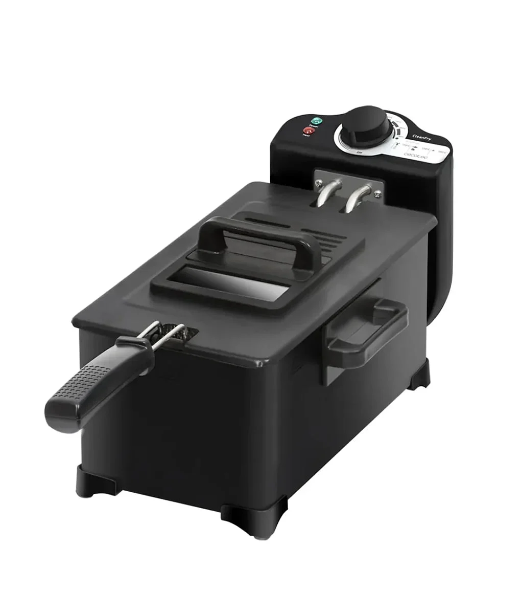 Freidora Cecotec CleanFry 3L 2000 W Negra