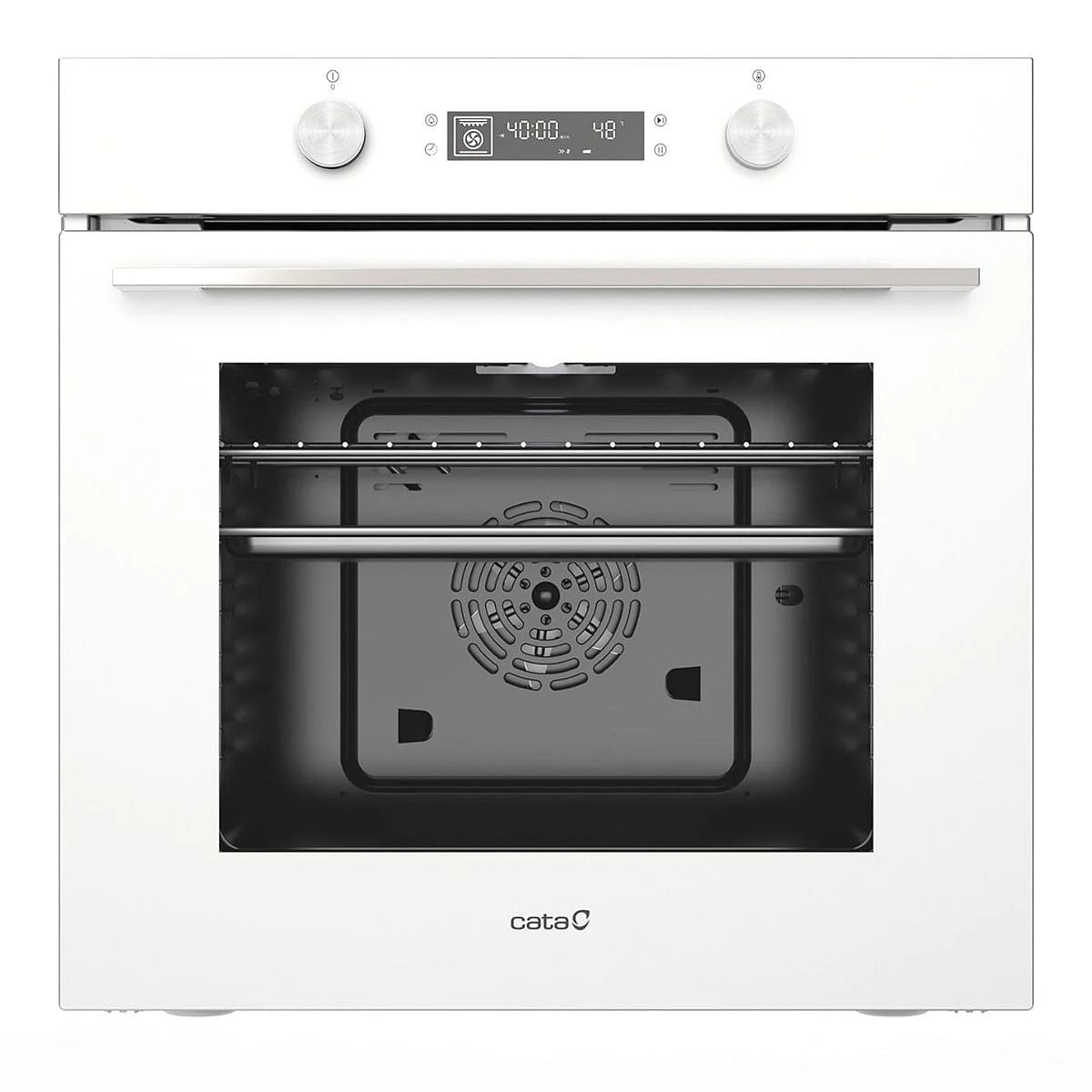 Horno Cata MDS 8108 WH 73 L Clase A Cristal Blanco
