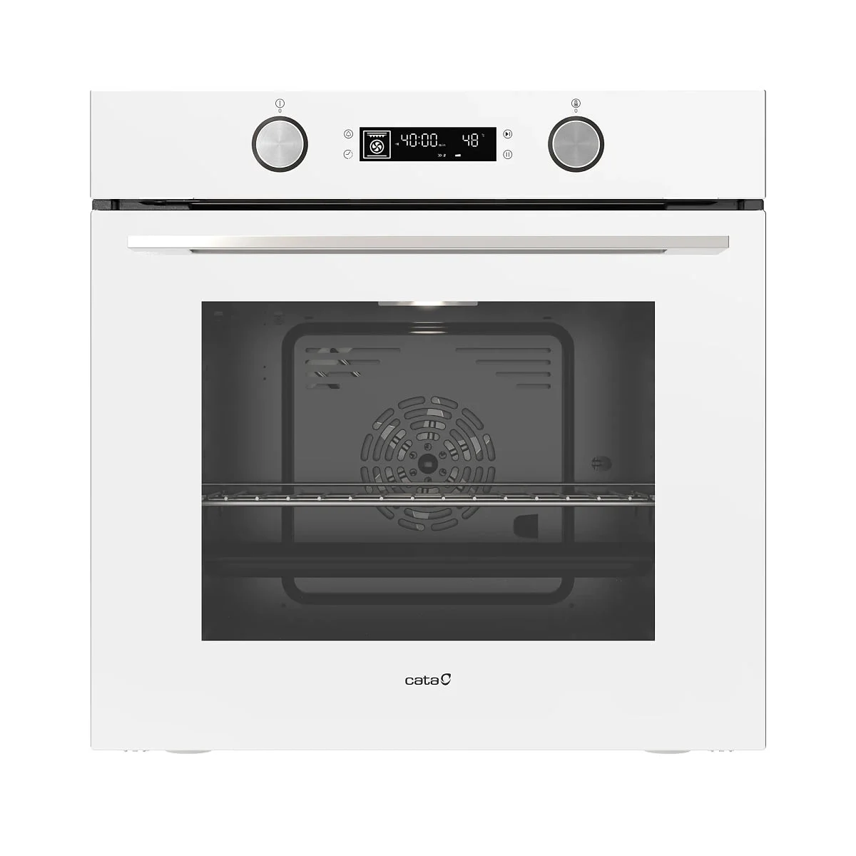 Horno Cata MDS 8108 WH 73 L Clase A Cristal Blanco