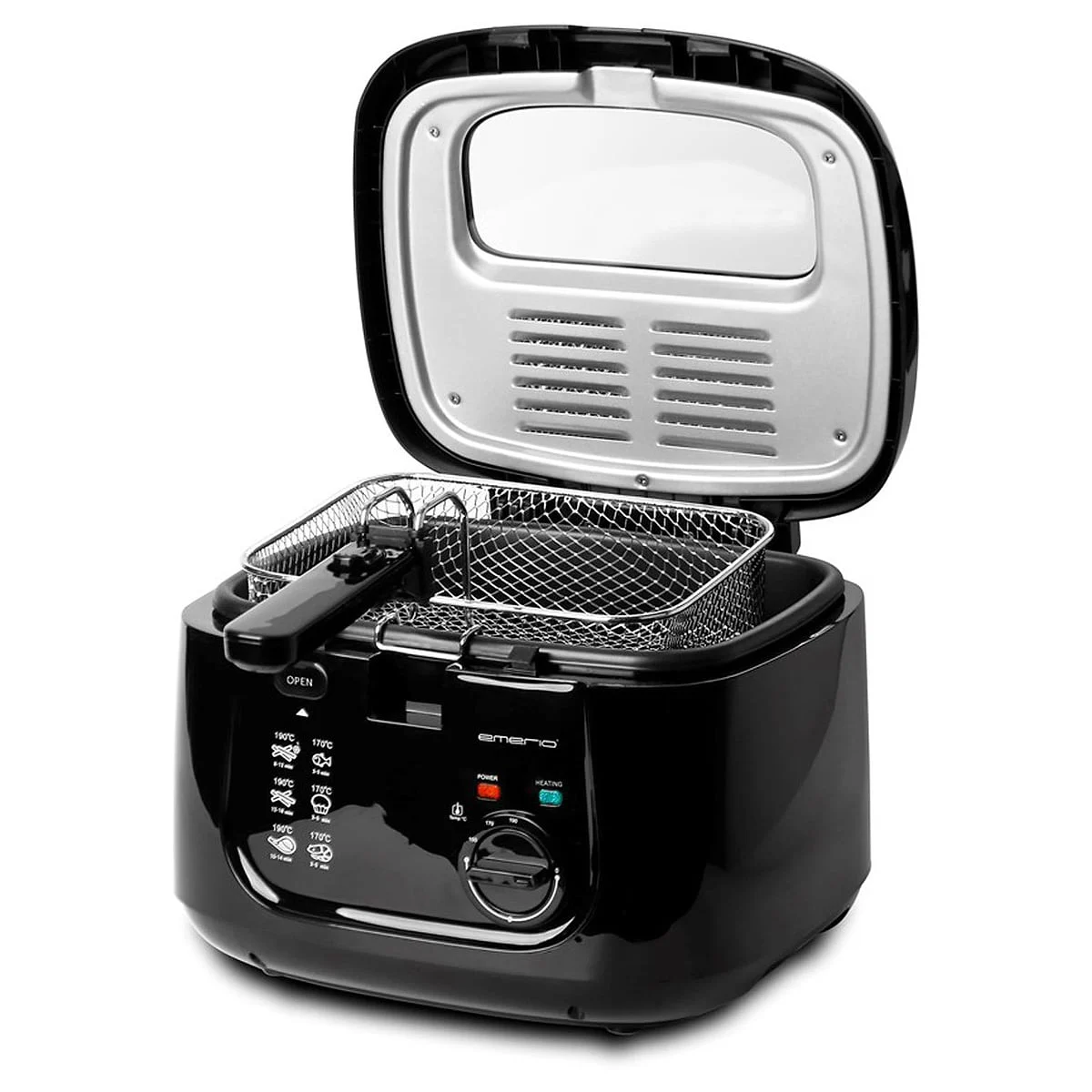 Freidora Emerio DF-109033 2.5 L 1800 W Termostato Ajustable