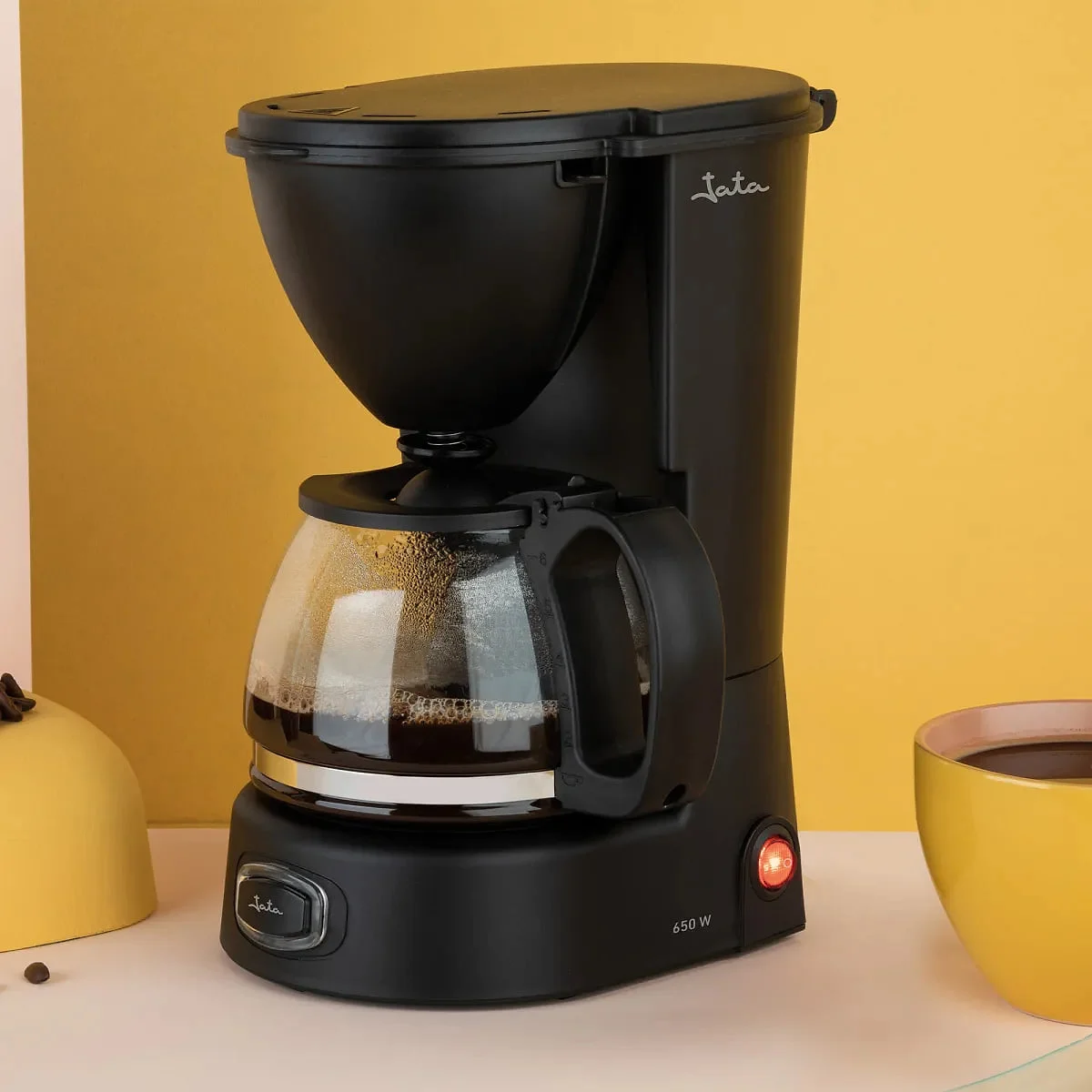 Cafetera Jata JECA1750 2-8 Tazas 650 W Antigoteo Negra