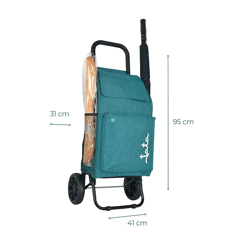 Carro de Compra Jata HCAR2503 40 L 30 kg Azul Bolsa Térmica