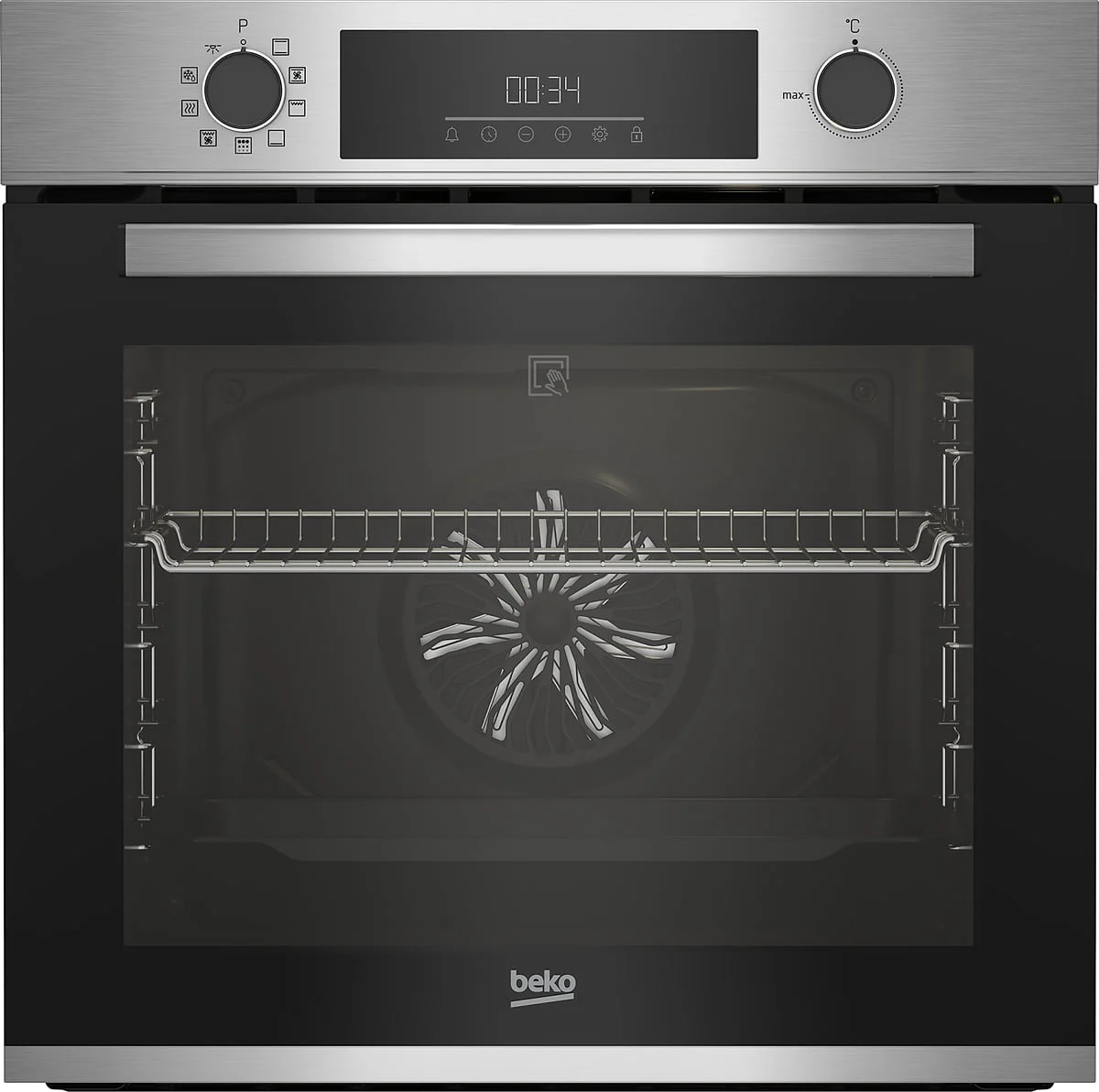 Horno Beko 72 L Inox Display Pirolítico