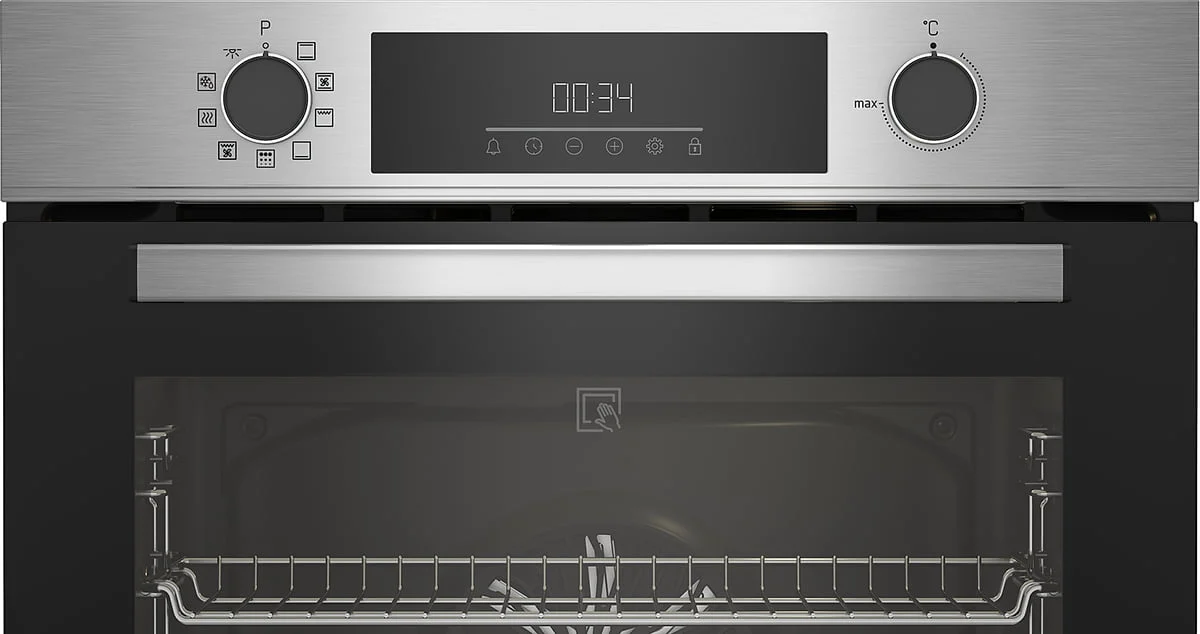 Horno Beko 72 L Inox Display Pirolítico